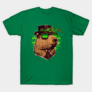 Capybara St. Patrick's Day T-Shirt